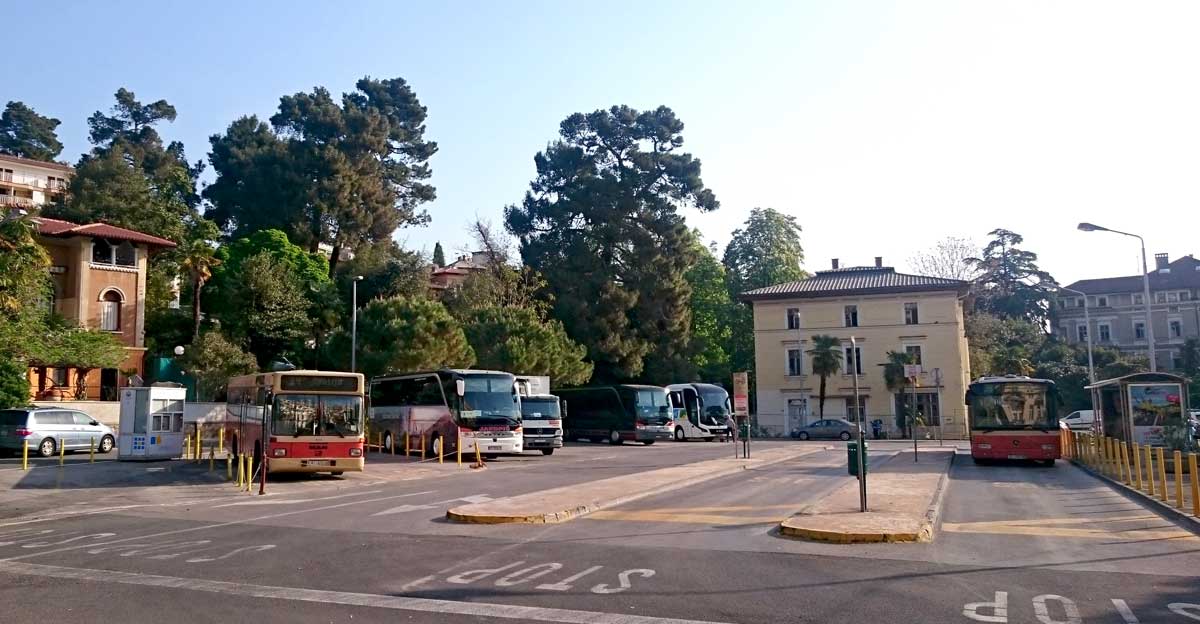 Parkiralište autobusa - Opatija, Slatina